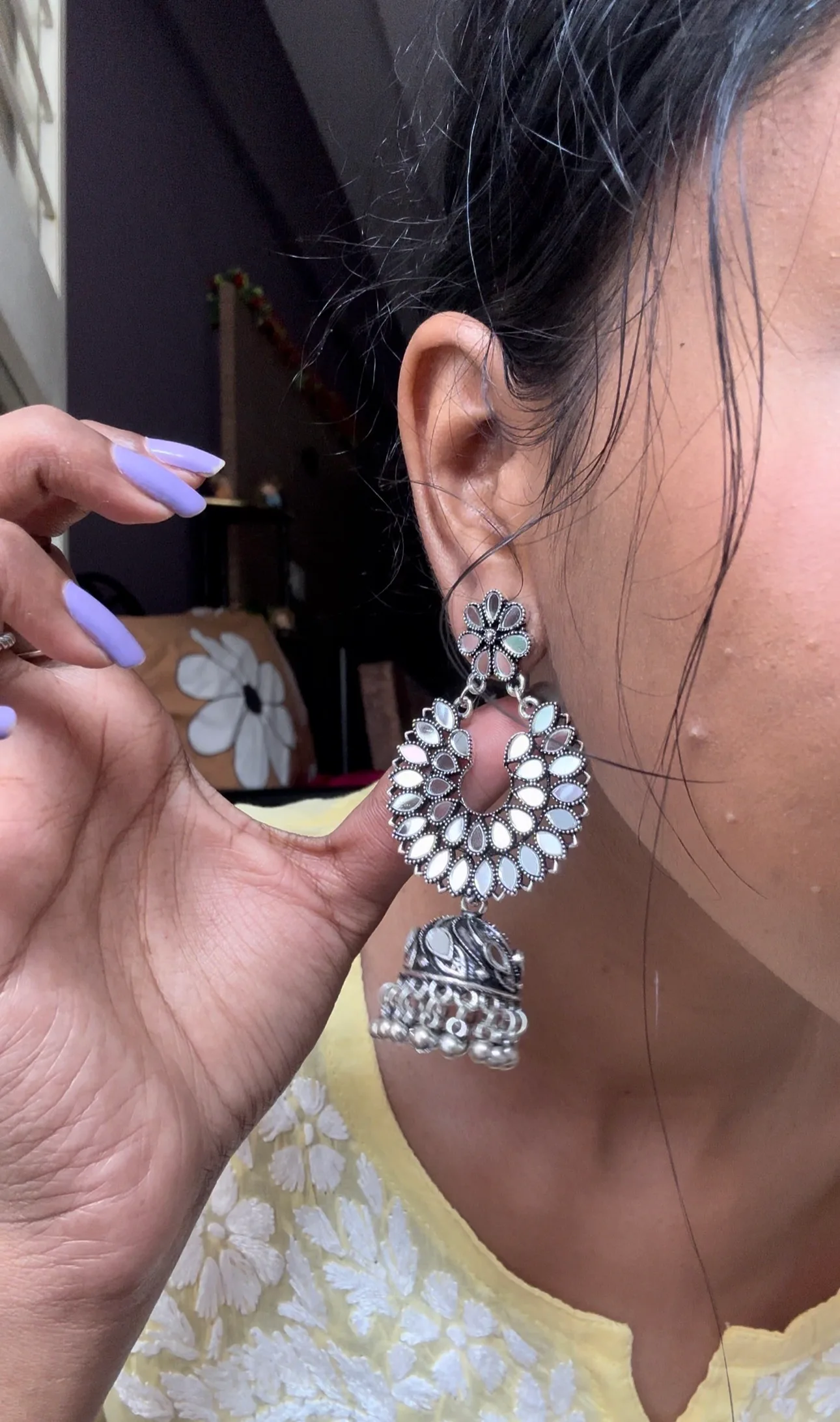 Mirror Jumka ( Earrings )