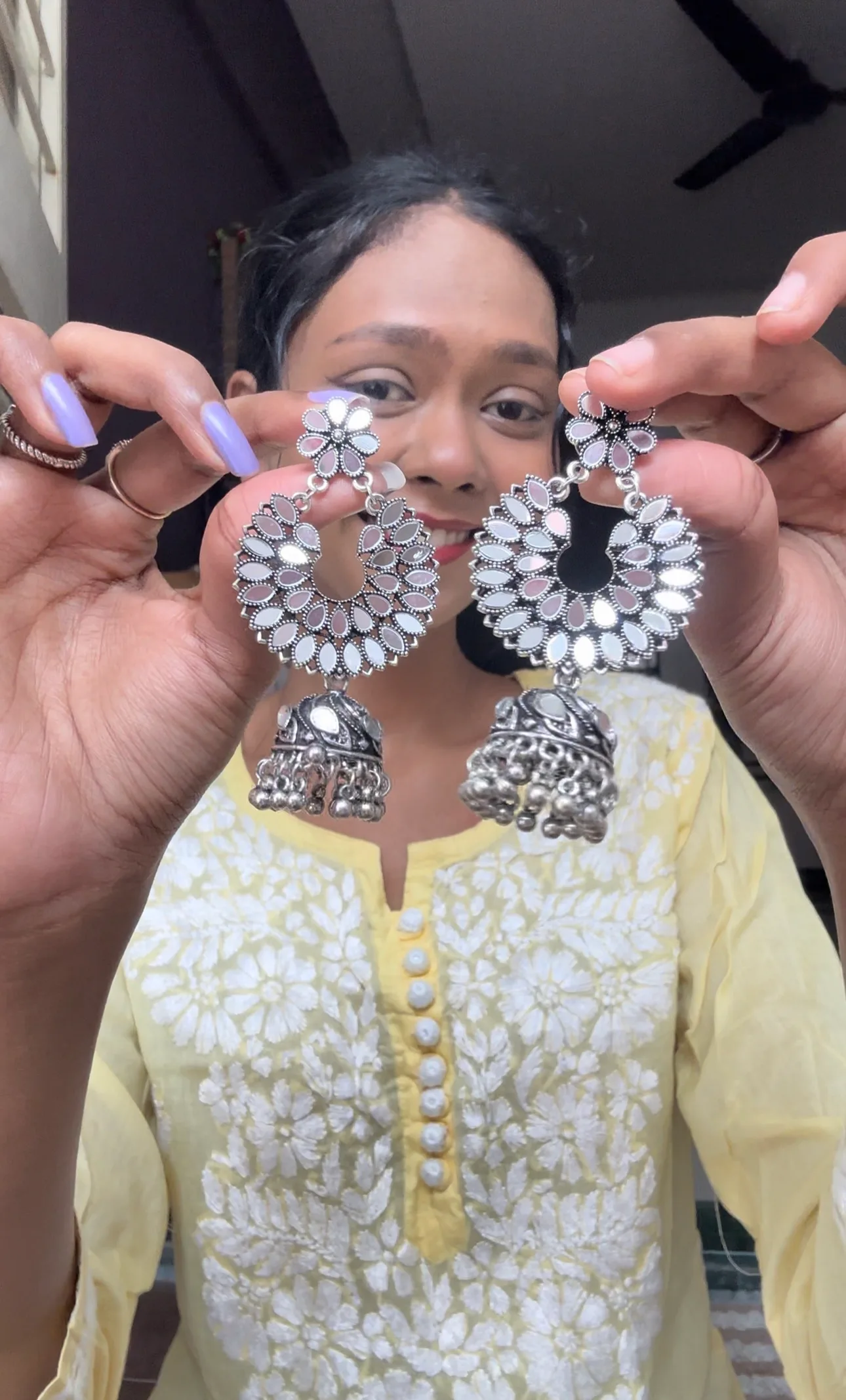 Mirror Jumka ( Earrings )